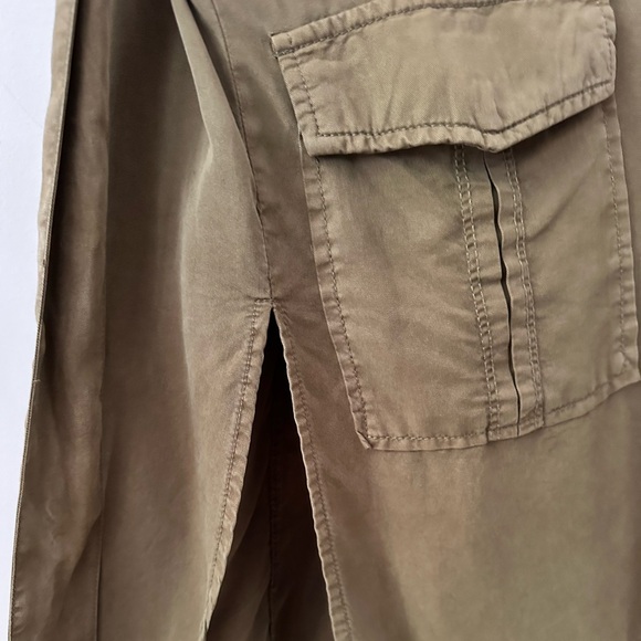 Dex olive green long vest Ladies M - Picture 9 of 9